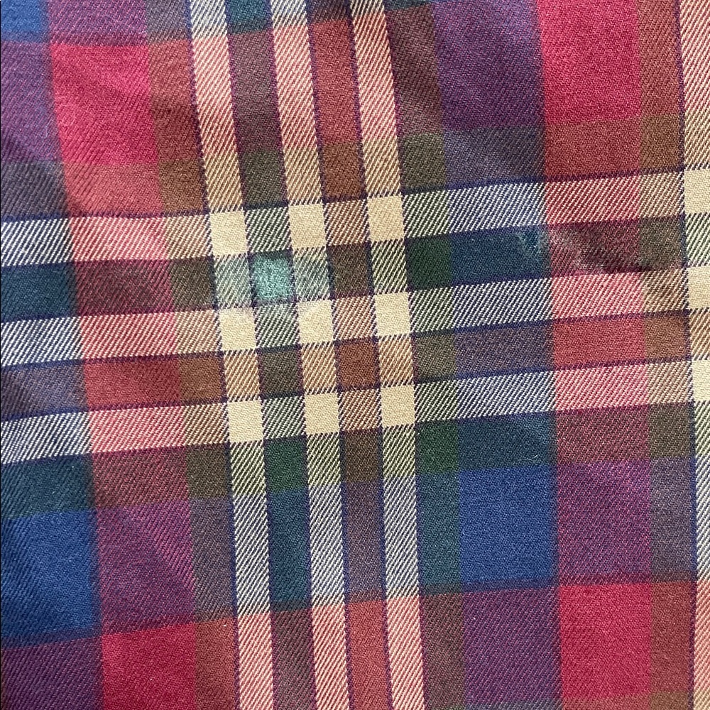 Vintage Late 80s / Early 90s Alia Plaid Button-Up Shirt | Size 14 Petite - Picture 7 of 12